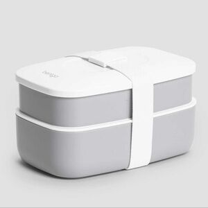 🆕 BENTGO Classic Stackable Lunch Box Bento Box in Grey
